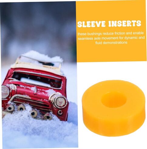 TEHAUX 100pcs Plastic Axle Bushings Set for DIY Science Projects 2.0MM Diameter Shaft Sleeves for Model Cars and Toy Vehicles Smooth Transmission in Saudi Arabia