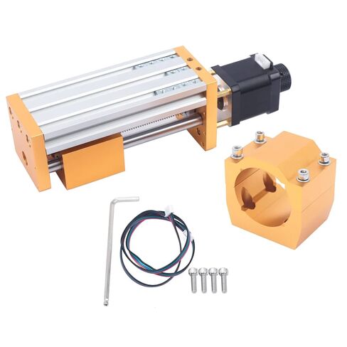 cnc3018plus المعادن cnc z محور السكتة الدماغية، 85mm محرك متدرج z محور انزلاق الجدول الكرة المسمار الخطي المرحلة الشريحة لآلة cnc t8 قفل الجوز 300 واط 500 واط 800 واط المغزل in Kuwait