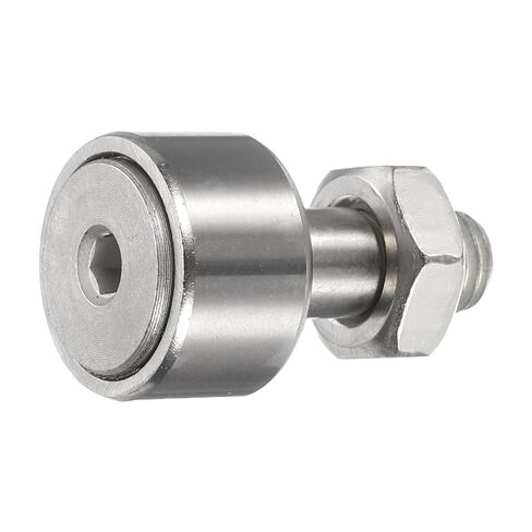 uxcell 3Pcs Cam Follower Track Runner Bearings CF10/KRV22 X Needle Roller Stud Track Bearing, 22mm Roller Diameter, M10 Stud Type for Machine Tool Guide Rail (Hexagon Socket) in Saudi Arabia