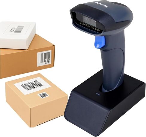 Argox Wired Barcode Scanner 1D & 2D｜USB Handheld QR Code Reader Gun for Inventory, Retail, Office, Library｜Plug & Play Auto-Sensing｜UPC PDF417 DataMatrix Compatible - AS-9400 in Saudi Arabia