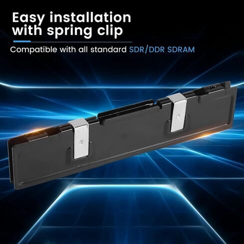 GZSHUNLI 8 قطع من الألومنيوم للكمبيوتر الشخصي، مبرد تبريد لذاكرة الوصول العشوائي DDR وذاكرة الوصول العشوائي DDR2 DDR3 DDR4 سهل الاستخدام، 00426823A1 in Kuwait