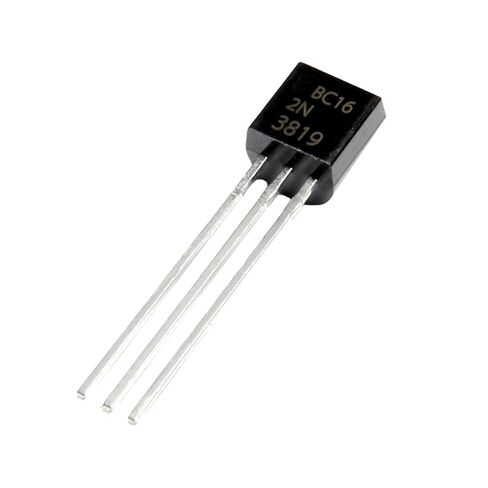 10PCS 2N3819 N-Channel J-FET Transistors 25V TO-92 in Saudi Arabia