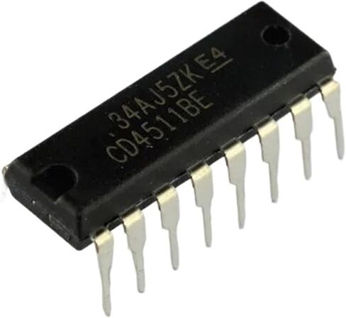 CD4511BE 4511 DIP-16 100Pcs in Saudi Arabia