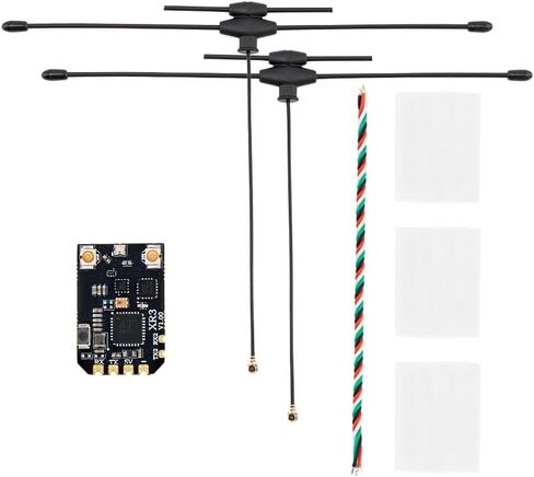 Radiomaster XR3 2.4GHz 900Mhz Dual-Band Nano Multi-Frequency ExpressLRS Receiver (2 x Dual-Band Antenna) in Saudi Arabia
