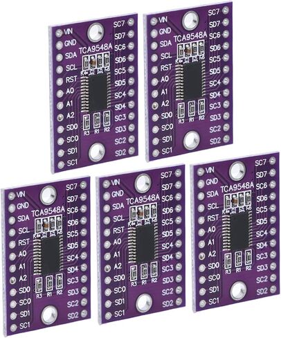 جهاز WALFRONT جهاز متعدد الإرسال I2C موسع قناة التوسعة، 5 قطع TCA9548A مجموعة تطوير اللوحة مع دعم 1-8 قنوات لأجهزة التحكم الدقيقة المدمجة DIY عنونة متوافقة 5 فولت 3 فولت in Kuwait