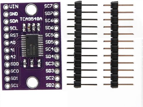 WALFRONT TCA9548A، لوحة تطوير وحدة مضاعفة I2C ذات 8 قنوات مع اختيار عنوان 0x70 0x77 لـ IIC SMBus، هيكل مدمج تيار استعداد منخفض in Kuwait
