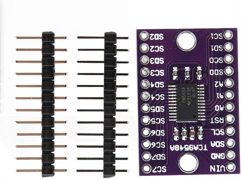 WALFRONT TCA9548A، لوحة تطوير وحدة مضاعفة I2C ذات 8 قنوات مع اختيار عنوان 0x70 0x77 لـ IIC SMBus، هيكل مدمج تيار استعداد منخفض in Kuwait