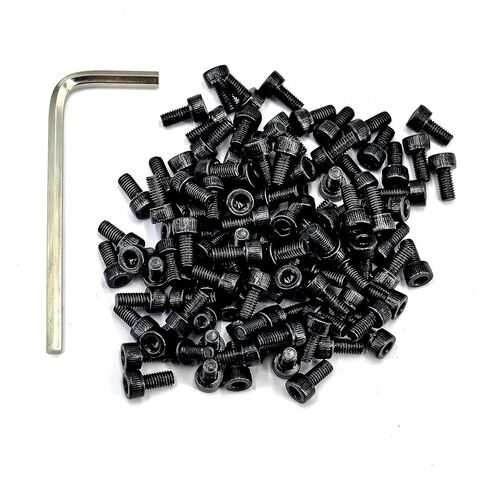 100pcs M4 × 12 مم 12.9 سبيكة سبيكة الصلب سداسي سداسي سداسي سد hex مسامير البراغي in Kuwait
