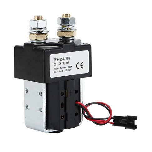 TSW-85M DC Contactor 200A 60V, 1NO 2-Pole Magnetic Latching Relay, High Current DC Contactor with Mounting Bracket (48V) in Saudi Arabia