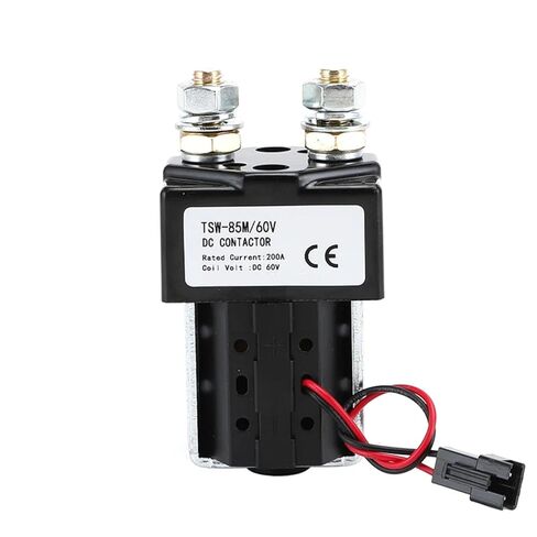 TSW-85M DC Contactor 200A 60V, 1NO 2-Pole Magnetic Latching Relay, High Current DC Contactor with Mounting Bracket (48V) in Saudi Arabia