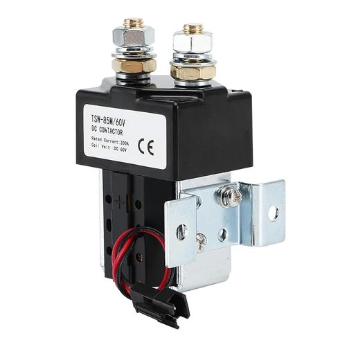 TSW-85M DC Contactor 200A 60V, 1NO 2-Pole Magnetic Latching Relay, High Current DC Contactor with Mounting Bracket (48V) in Saudi Arabia