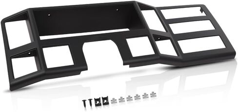 Dash Board Bezel Cover, Fit Dodge Ram 1500 1998-2001/Ram 2500 3500 1998-2002, Core Structure Replacement, Dashboard Core Frame, ABS Plastic, Gray in Saudi Arabia