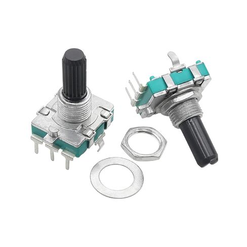 EC16 Digital Rotary Encoder, 360 Degree Rotating Pulse Potentiometer, 24-Bit, 15/20mm Shaft Length, 5-Pack, RoHS CE Certified (Full axis 20mm) in Saudi Arabia
