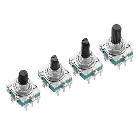 EC16 Digital Rotary Encoder, 360 Degree Rotating Pulse Potentiometer, 24-Bit, 15/20mm Shaft Length, 5-Pack, RoHS CE Certified (Full axis 20mm) in Saudi Arabia