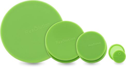 ResOlution Caps Universal Caps for Cleaning, Storage, and Odor Proofing Glass Water Pipes/Rigs and More - Green in Kuwait