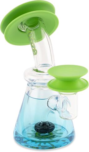 ResOlution Caps Universal Caps for Cleaning, Storage, and Odor Proofing Glass Water Pipes/Rigs and More - Green in Kuwait