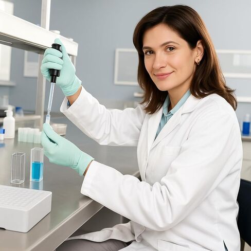 100 قطعة من Fiwochic من البوليسترين، 2.5-4.5 مل من البلاستيك للاستعمال مرة واحدة، بلاستيك PS مع جانبين شفافين لأجهزة قياس الطيف الضوئي في المختبر in Kuwait