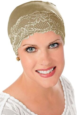 Cardani Lace Sleep Cap - Soft Hat Liner Viscose from Bamboo in Kuwait