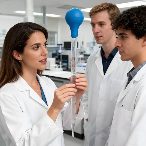 TISMART Glass Graduated Dropper Pipettes Total 6PCS -3PCS -Red-Tipped 2ml*1 Blue 5ml*1 3ml*1 2PCS 20CM Glass Stir Rod and Droppers Brush*1PCS in Saudi Arabia