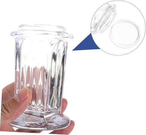 Garneck Coplin Glass Staining Jar with 5 Slides - Ideal for Laboratories - Dyeing Processes and Scientific Applications Durable and Easy to Clean Achieve Precise Results in Kuwait