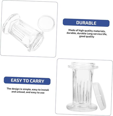 Garneck Coplin Glass Staining Jar with 5 Slides - Ideal for Laboratories - Dyeing Processes and Scientific Applications Durable and Easy to Clean Achieve Precise Results in Kuwait