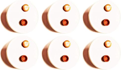 Liquid Culture Jar Lids 6 Pack - Autoclavable Plastic Wide Mouth Jar Lids with Heavy Duty Syringe Injection Port for Mushroom Cultivation in Saudi Arabia