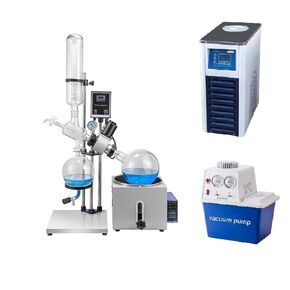 10L Rotary Evaporator with Universal Compatibility, Fast Lifting, Premium Construction, Ideal for Lab Distillation, 3.5 Kilograms in Kuwait