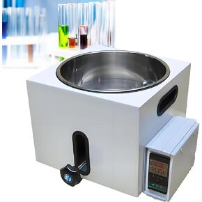 5L High-Temperature Circulating Oil Bath, 300℃/572℉ Digital Liquid Heater & Magnetic Stirrer, Stainless Steel Lab Equipment for Oil & Water Heating in Kuwait
