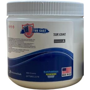 Refinished Bath Solutions Ekopel Roll On Tub Cast Top Coat Part A Replacement Bottle (1 Bottle) in Saudi Arabia