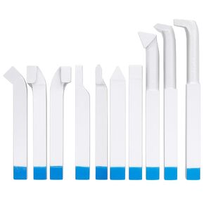 7PCS 5/16" Welding Carbide Lathe Tool Set, YT15 Brazed Carbide Tip Turning Tools for Metal, Steel and Cast Steel, 8mm Lathe Cutter Set for Metalworking, External & Internal Turning, Threading, Parting in Saudi Arabia