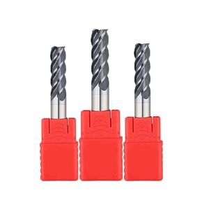End Mill Cutter CNC Bit Flat 1 2 4 5 6 8 10 12mm 4Flutes Milling Stainless Steel Carbide(D8XD8X60) in Saudi Arabia