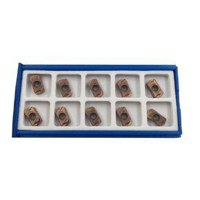 LAHDYFHOE LNMU0303ZER-GM Fast Feed Square Milling Grain Inserts for TXN03R Milling Cutter (LNMU03 General (Bronze)) in Kuwait