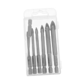 jojofuny 7pcs Ceramic Tile Drill Bits Glass Concrete Cross Bits for Precise Drilling for Ceramic Porcelain Marble in Kuwait