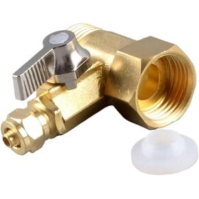 1/2 "أنثى/ذكر الموضوع 3/8" أنبوب كرة نحاسية صمام منقي مياه بالتناضح العكسي حديقة موصل حنفية المياه إكسسوارات الأجزاء الداخلية للكمبيوتر in Saudi Arabia