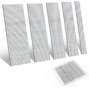 18 Gauge Brad Nails, 5 sizes(2",1-1/2",1-1/4",1",1/2"), Galvanized 18 GA Brad Nails for Pneumatic, Electric Brad Nailer Gun (1000 Counts) in Kuwait