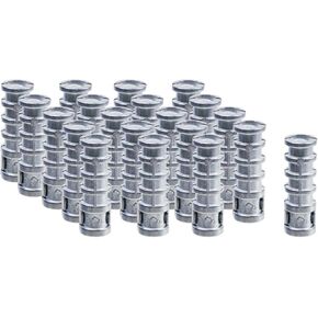 Tighall 20pcs 1/4 * 1-1/2 Zinc Alloy Concrete Anchors Heavy-Duty Long Lag Shield Bolts for Concrete Walls Heavy Loads Outdoor Fence Posts in Saudi Arabia