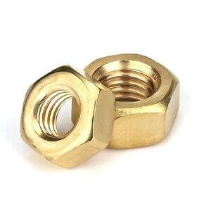 2-50pc Solid Brass Copper Hex Hexagon Nuts Cap for M1.4-M24(M20(2pcs)) in Saudi Arabia