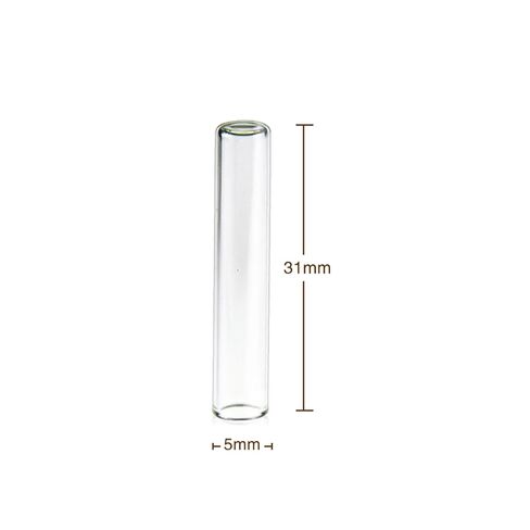 ALWSCI 250 ul Vial Inserts، 5x31 ملم زجاج بوروسيليكات، قاعدة مسطحة، 100 قطعة/عبوة in Kuwait