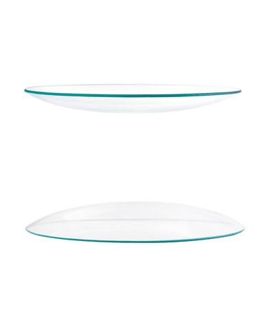 QWORK Watch Glass Beaker Cover, 4 Pack, 6" (150mm) Diameter, Cover Lids for Beakers & Flasks, Evaporation Dish, Polished in Saudi Arabia