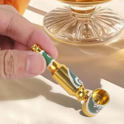 مجموعة مكشطة أنابيب البيرة المحمولة القابلة للفصل، 6 قطع، 6 ألوان، بما في ذلك حقيبة تخزين معدنية، وفرشاة تنظيف، وشبكة فلتر معدنية in Kuwait