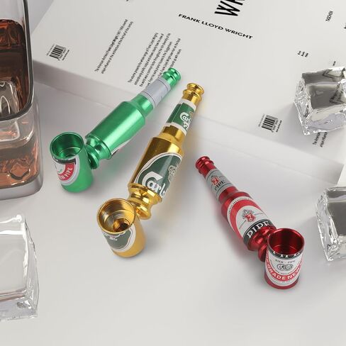 مجموعة مكشطة أنابيب البيرة المحمولة القابلة للفصل، 6 قطع، 6 ألوان، بما في ذلك حقيبة تخزين معدنية، وفرشاة تنظيف، وشبكة فلتر معدنية in Kuwait