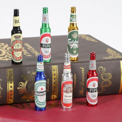 مجموعة مكشطة أنابيب البيرة المحمولة القابلة للفصل، 6 قطع، 6 ألوان، بما في ذلك حقيبة تخزين معدنية، وفرشاة تنظيف، وشبكة فلتر معدنية in Kuwait