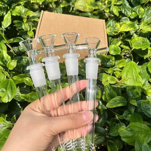 10-Piece 14mm Glass Household & Kitchen Accessory Set: Glass Tubes, Glass Funnel Attachments for Home Kitchen Liquid Transfer & Dispensing" in Saudi Arabia