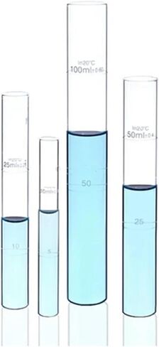UZDMhRyHbAOZ Lab 6pcs/lot 10ml 25ml 50ml 100ml Glass Color Comparison Tubes Nessler Colorimetric Tube For Laboratory Experiment(100ml) in Saudi Arabia