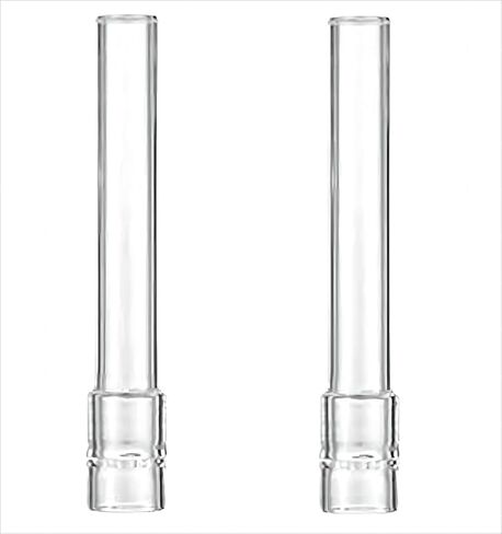 2 Pcs Glass Tube Stem (110mm Straight) Steam Chemistry Air Drying Tube for Standard Laboratory Setups in Saudi Arabia