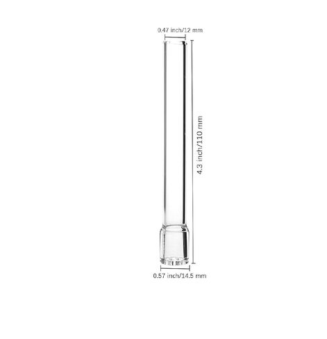 2 Pcs Glass Tube Stem (110mm Straight) Steam Chemistry Air Drying Tube for Standard Laboratory Setups in Saudi Arabia