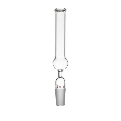 Deschem 24/40,Straight Drying Glass Tube Adapter,Ground Joint,Lab Borosilicate Glassware in Saudi Arabia