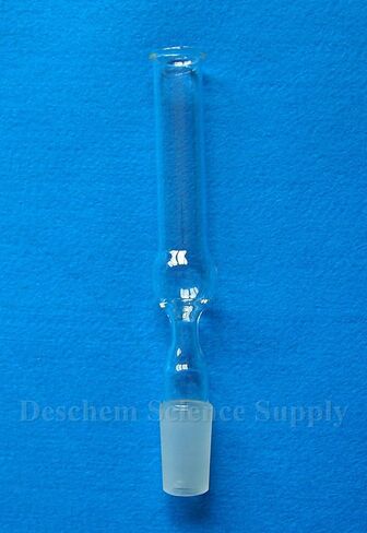 Deschem 24/40,Straight Drying Glass Tube Adapter,Ground Joint,Lab Borosilicate Glassware in Saudi Arabia