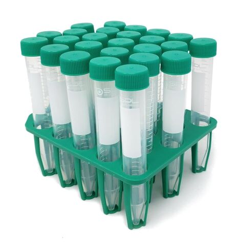 SPL 15 ml Conical Centrifuge Tubes Sterilized with PP Racks,DNase/RNase - Free, 25 Tubes x Rack (1 Rack) in Saudi Arabia