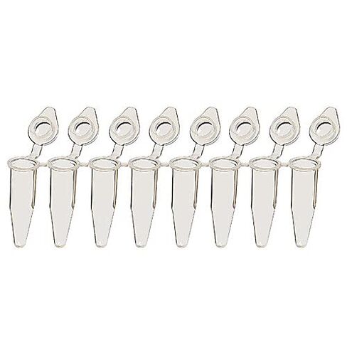 labForce 1148A16 Amplifyt 0.2mL Split-Strip 8-Strip Tubes with Individually Attached Dome Cap, Clear, Pack of 120 in Saudi Arabia